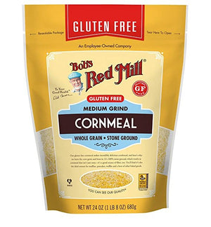 Bob's Red Mill Medium Grind Cornmeal, Whole Grain, Gluten Free 680gm