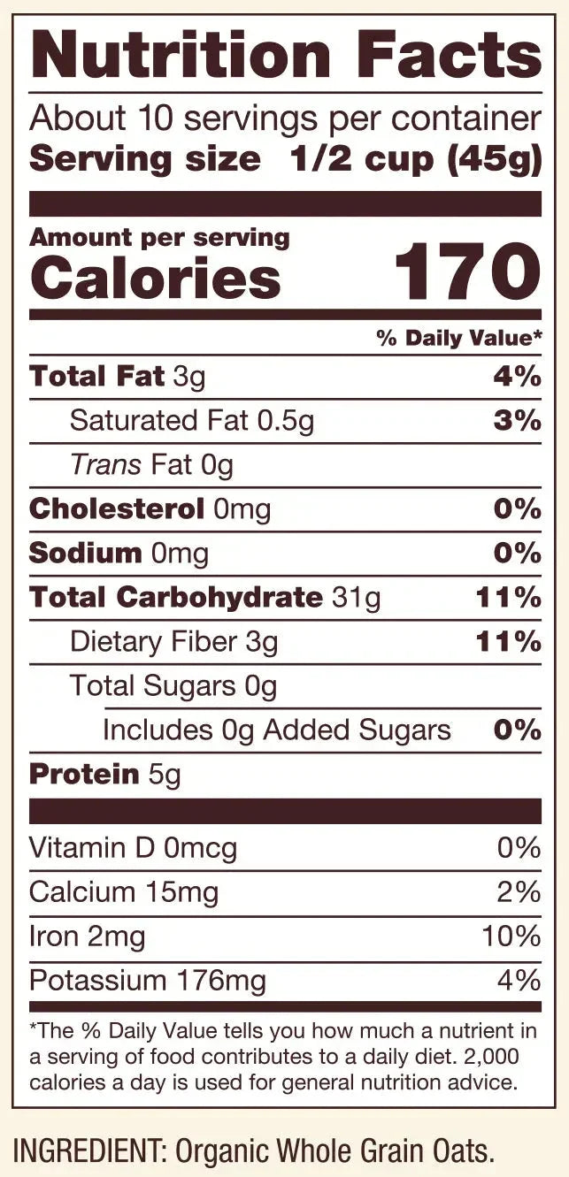 Bob's Red Mill Organic Quick Cooking Rolled Oats, Whole Grain, Non-GMO - 907gm