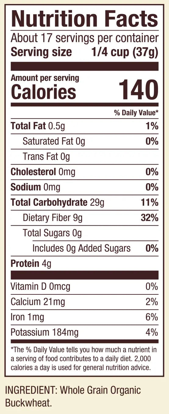 Bob's Red Mill Organic Whole Grain Buckwheat Flour, Non-GMO, 624gm