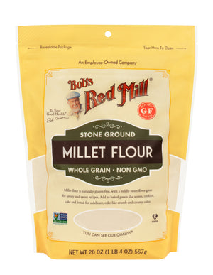 Bob's Red Mill Whole Grain Millet Flour, Gluten Free, Non-GMO