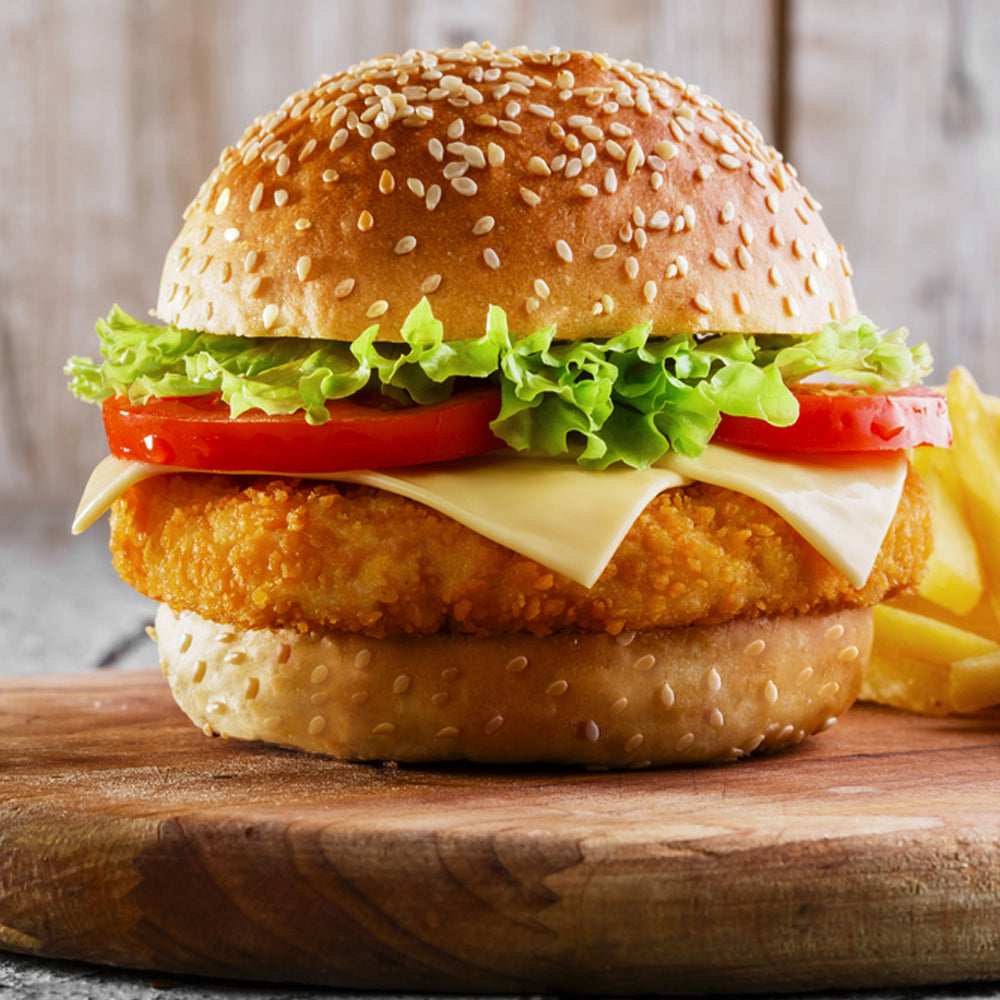 Breaded Chicken Burger 10x1kg (150-170 pcs approx)