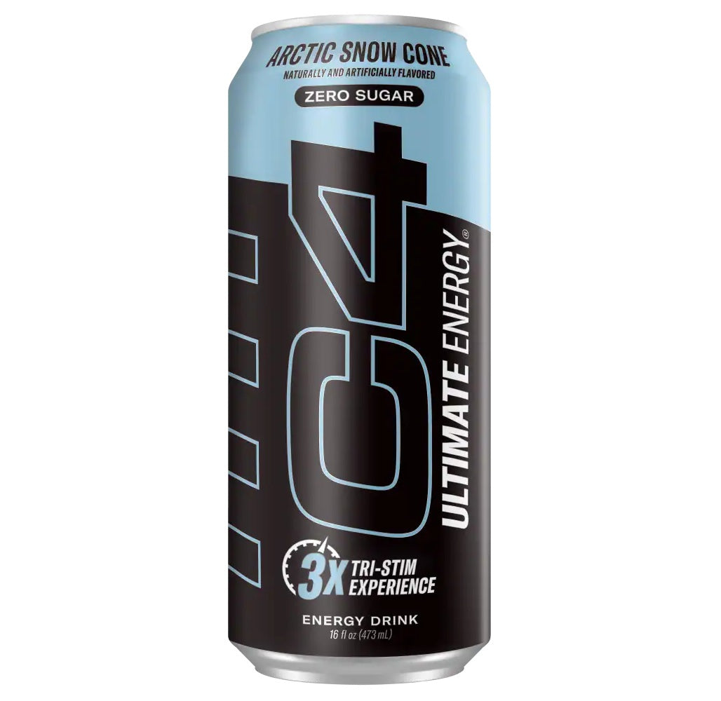 C4 Ultimate Energy Zero Sugar Arctic Snow Cone 473ml
