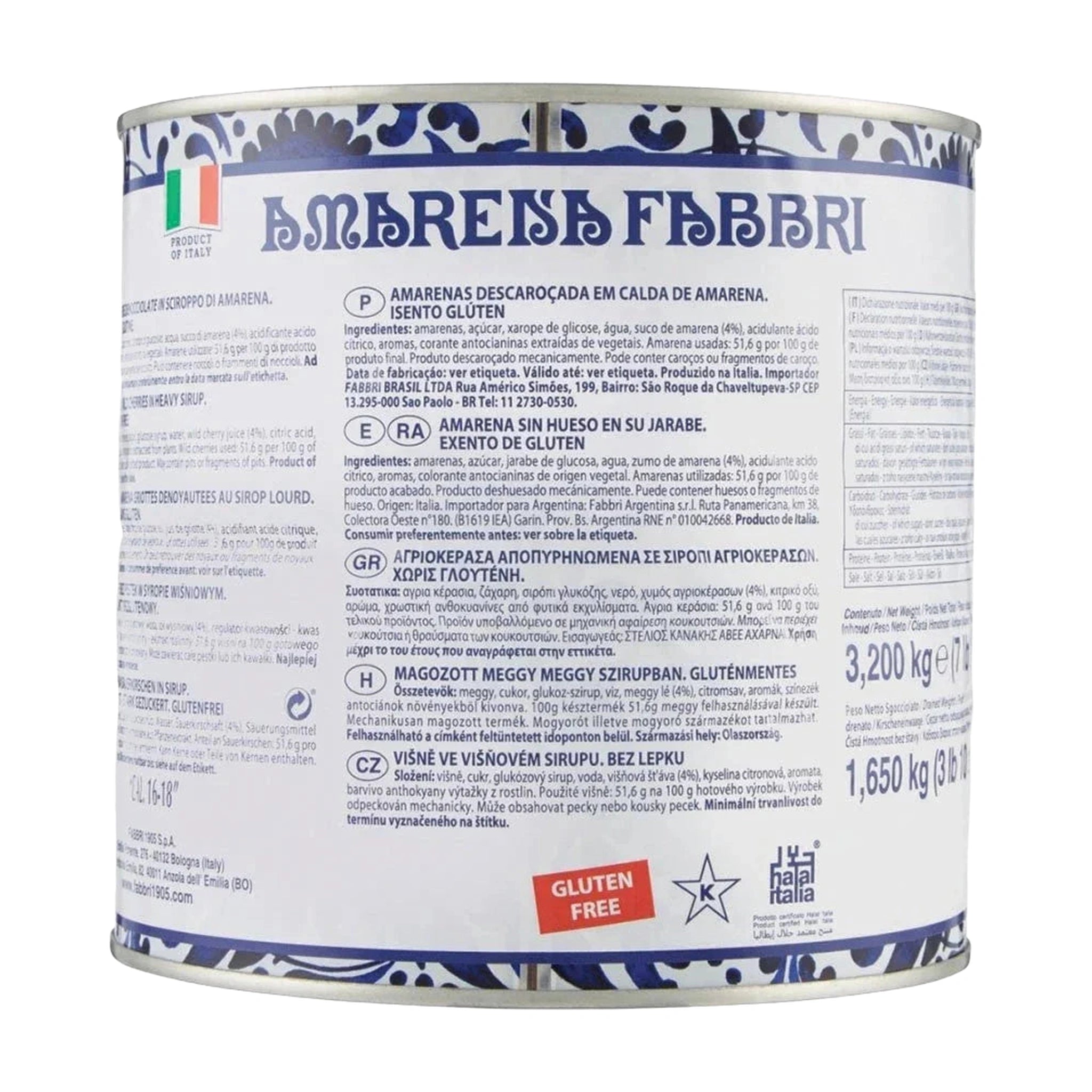 Fabbri Amarena Cherries Tin (3.2kg)