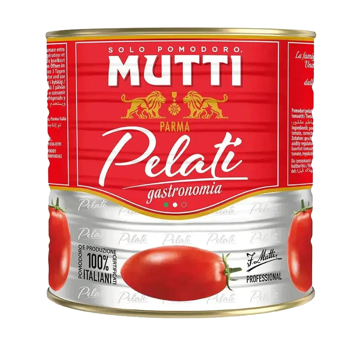 Mutti Peeled Tomatoes, 2.5 kg