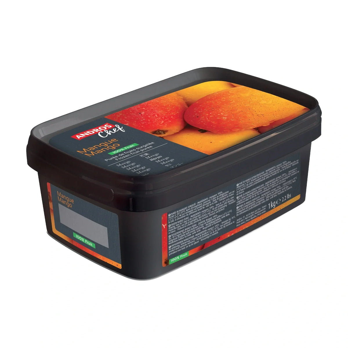 Andros Chef Frozen Mango Puree 1Kg
