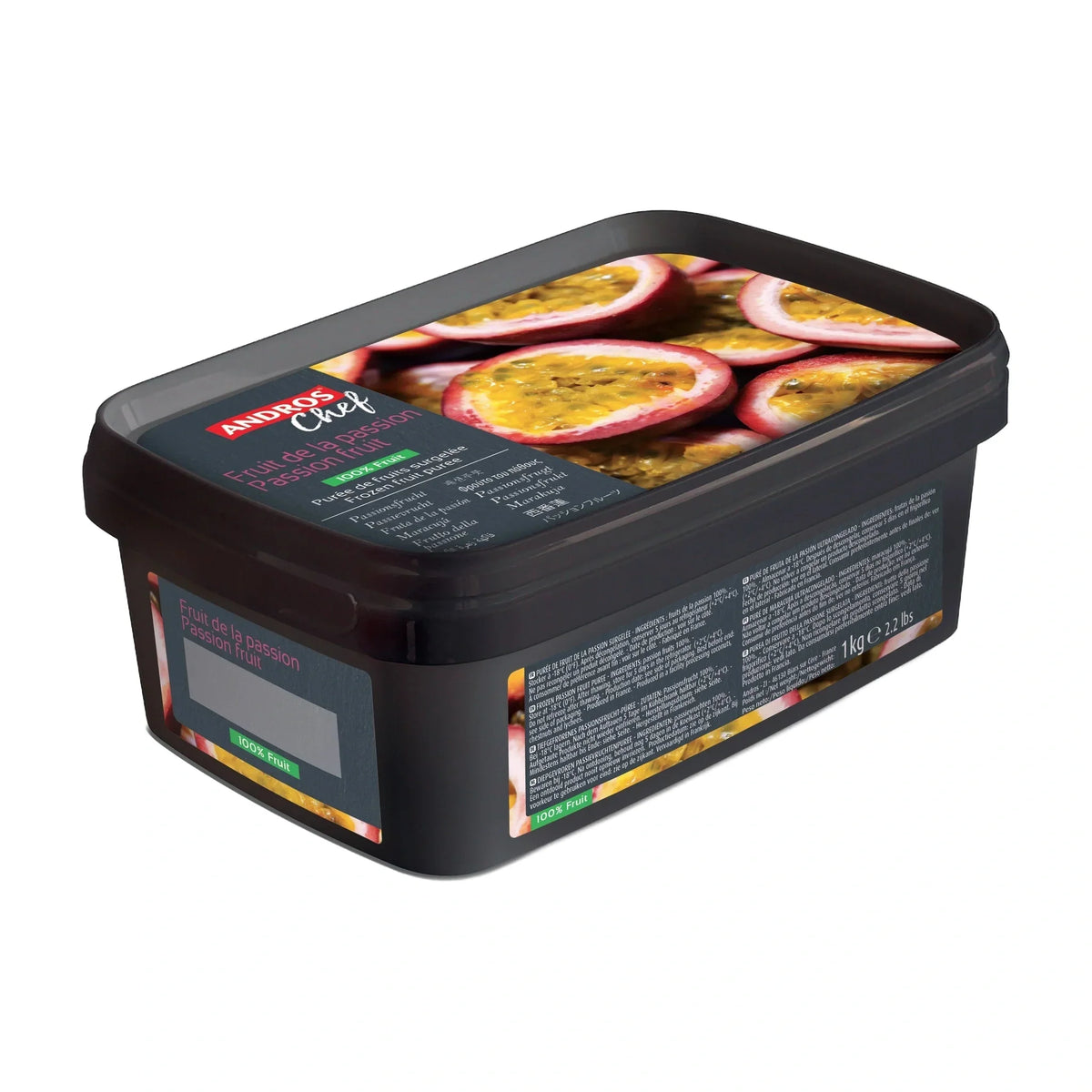 Andros Chef Frozen Passion Fruit Puree 1Kg