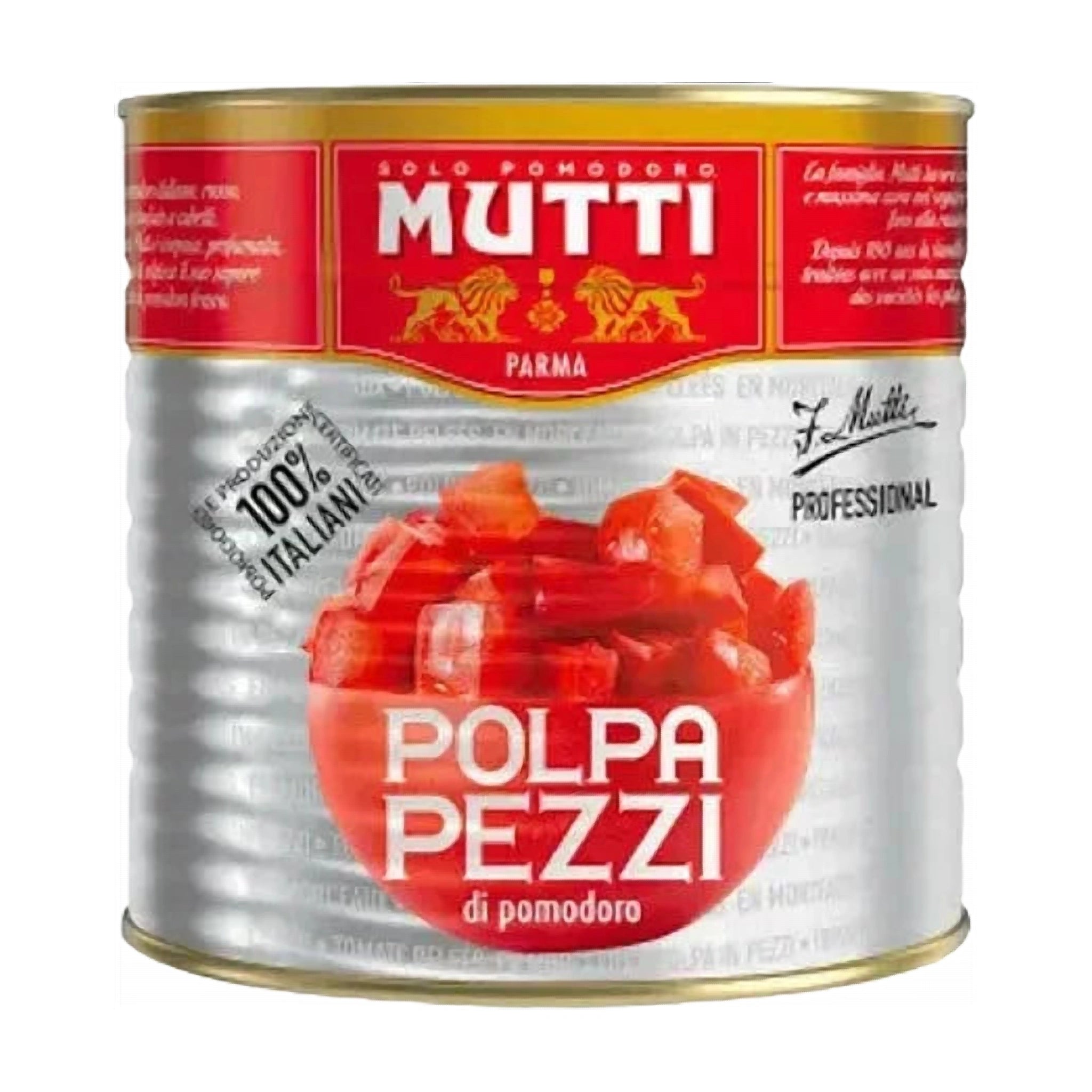 Mutti Polpa Pezzi Chopped Tomatoes 2.5kg