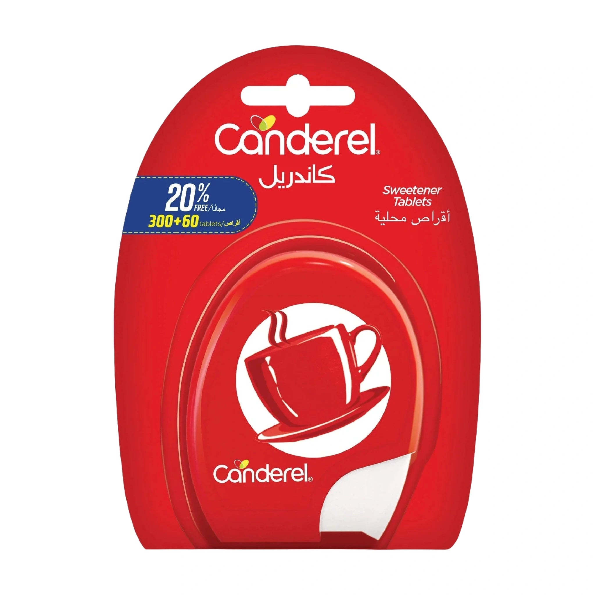 Canderel Aspartame 300 TABS+60 TABS Free, Low Calorie Sweetener