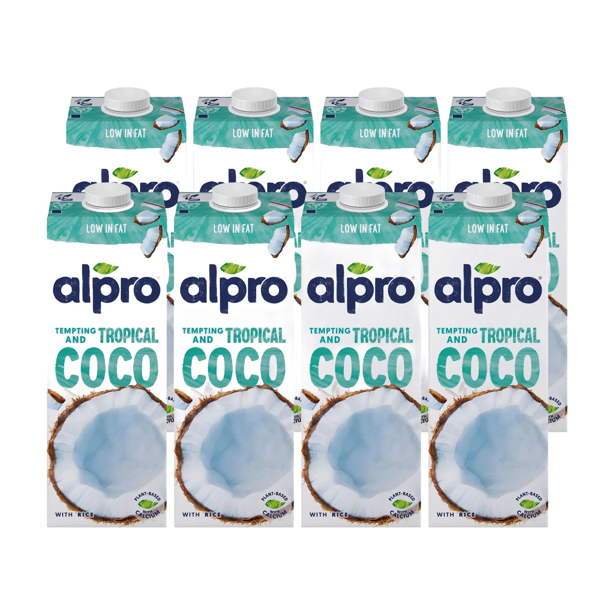 Alpro Drink Coconut Original (1l x 8), 100% Plant Based And Dairy Free
