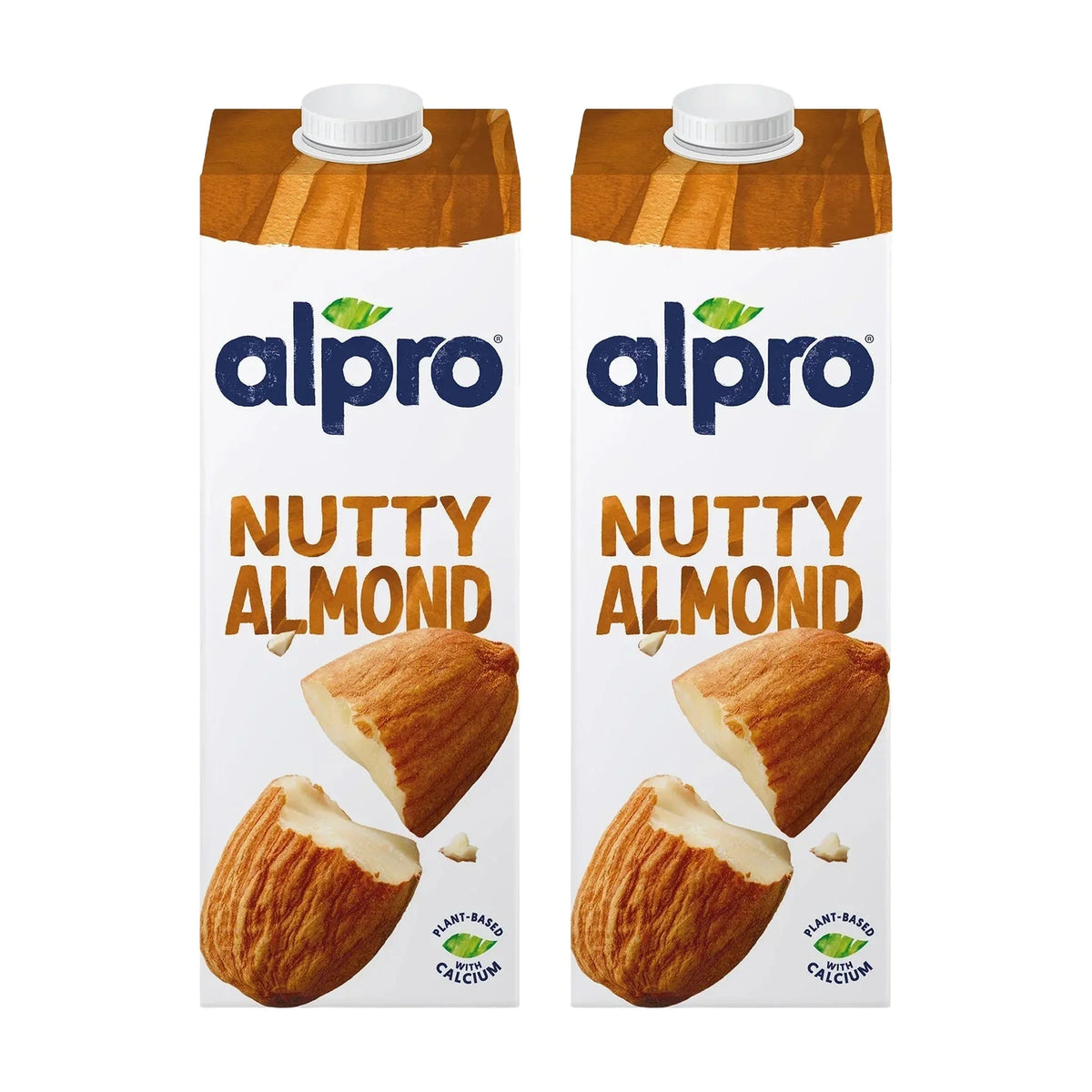 Alpro Roasted Almond Drink, 2 × 1 L