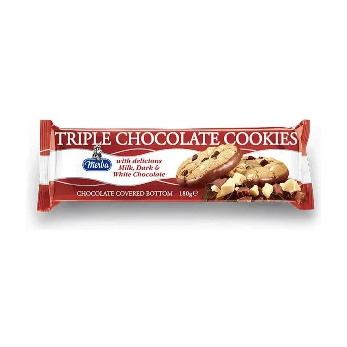 Merba Triple Chocolate Cookies 180g | Welaza