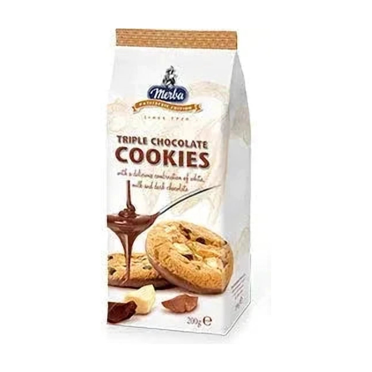 Merba Patisserie Triple Chocolate Cookies 200g | Welaza