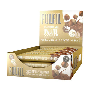 Fulfil Chocolate Hazelnut Whip - Vitamin and Protein Bar - 55G 15 x 55G
