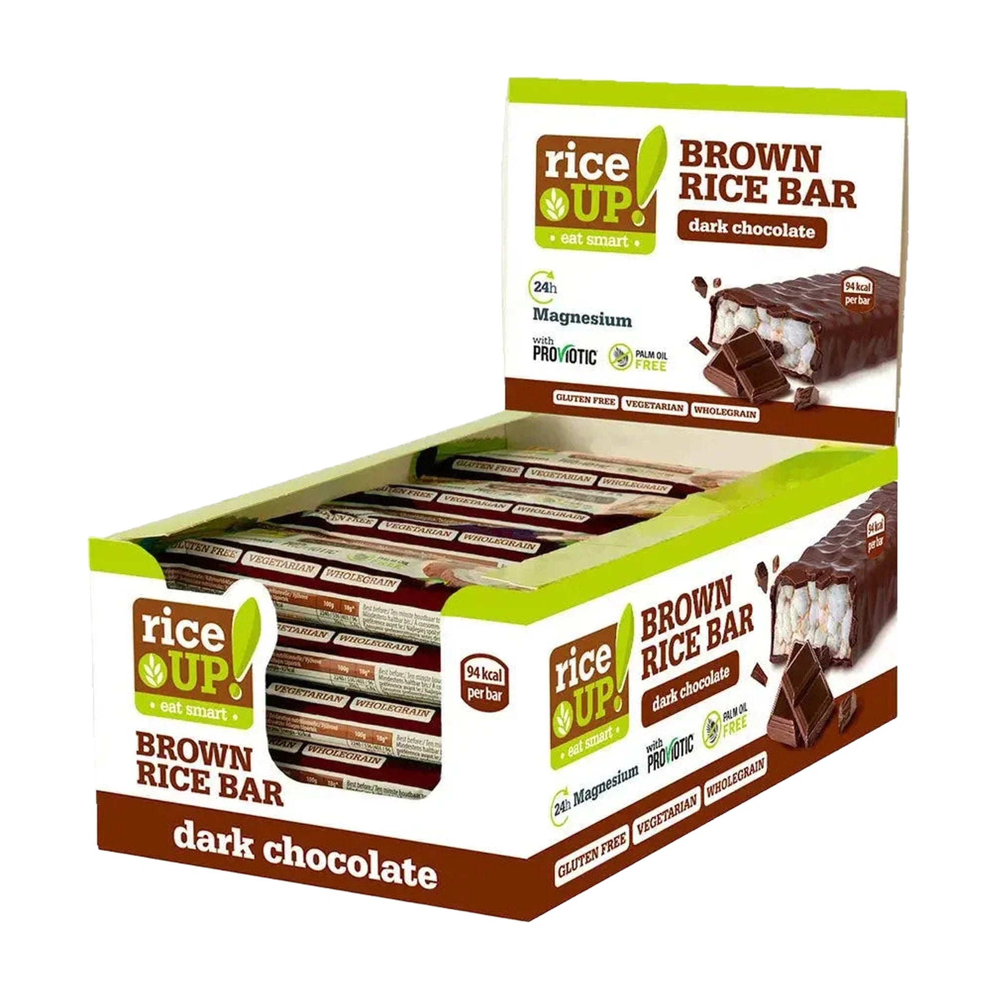 Rice Up Dark Chocolate Bar 20 x 18G
