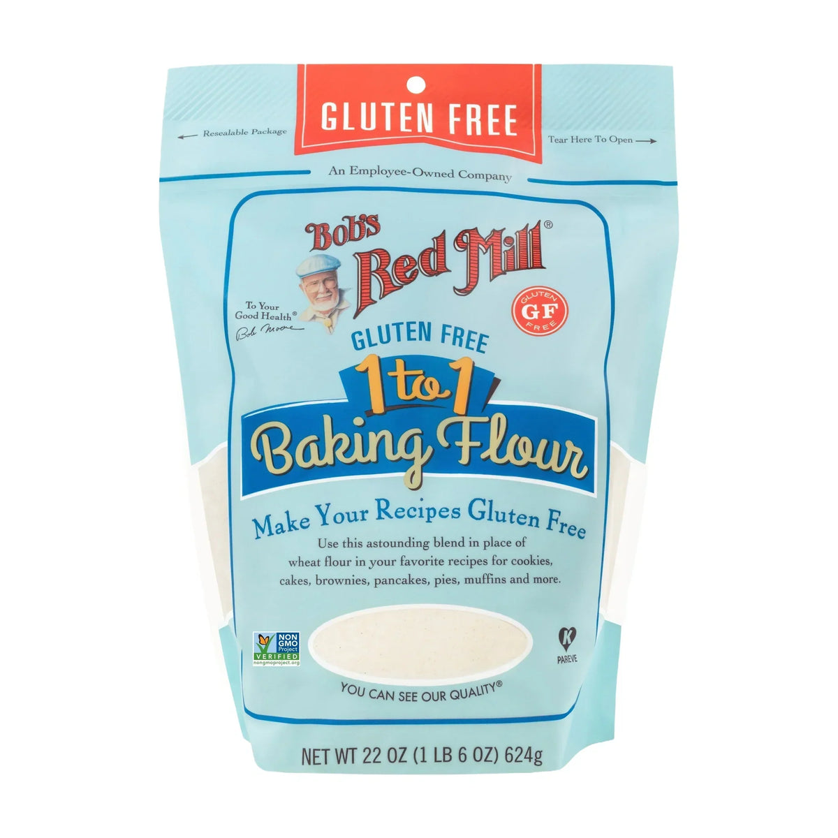 Bob's Red Mill 1-TO-1 Gluten Free Baking Flour, Vegan - 11.34 Kg