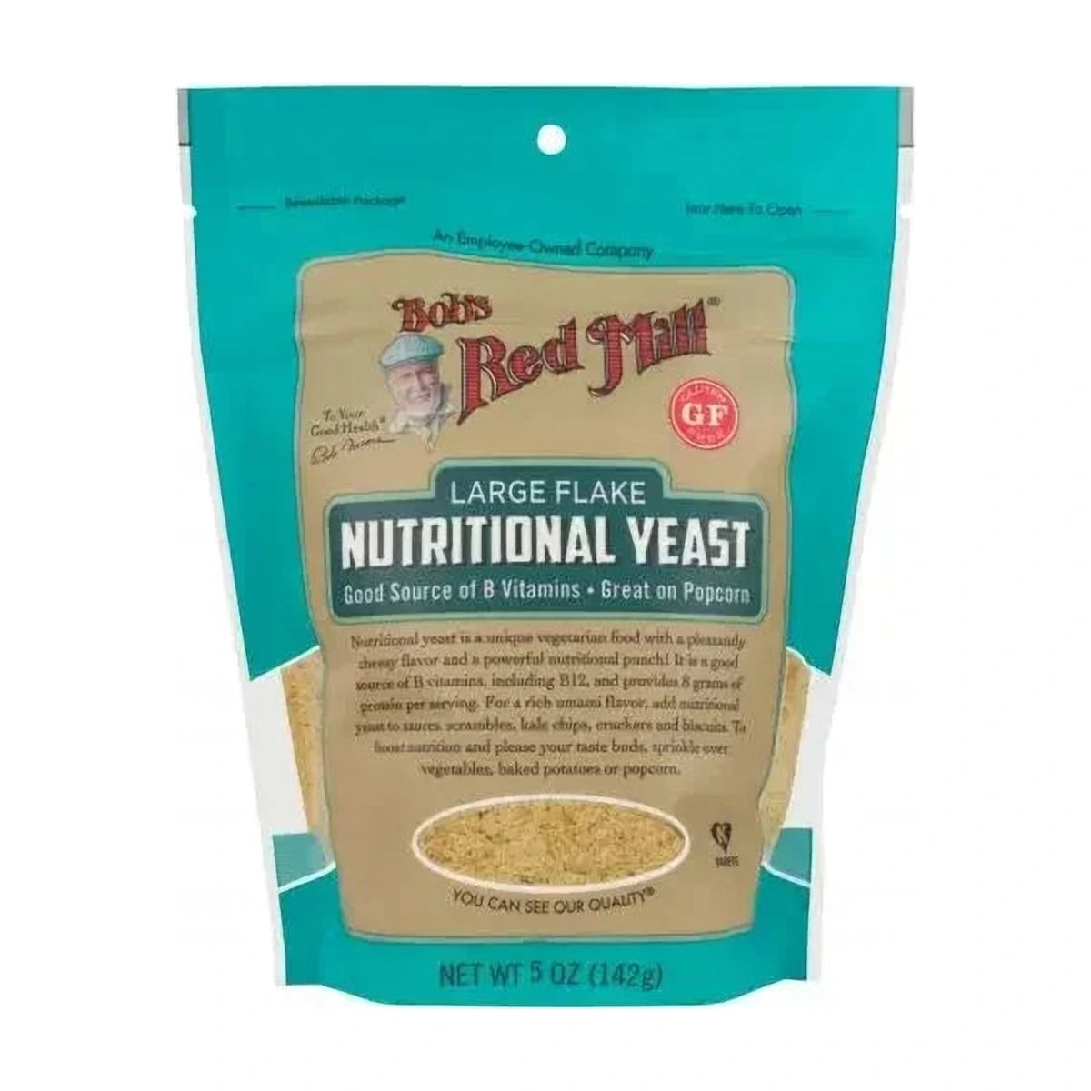 Bob's Red Mill Large Flake Nutritional Yeast T6635, Gluten Free 142gm | Welaza