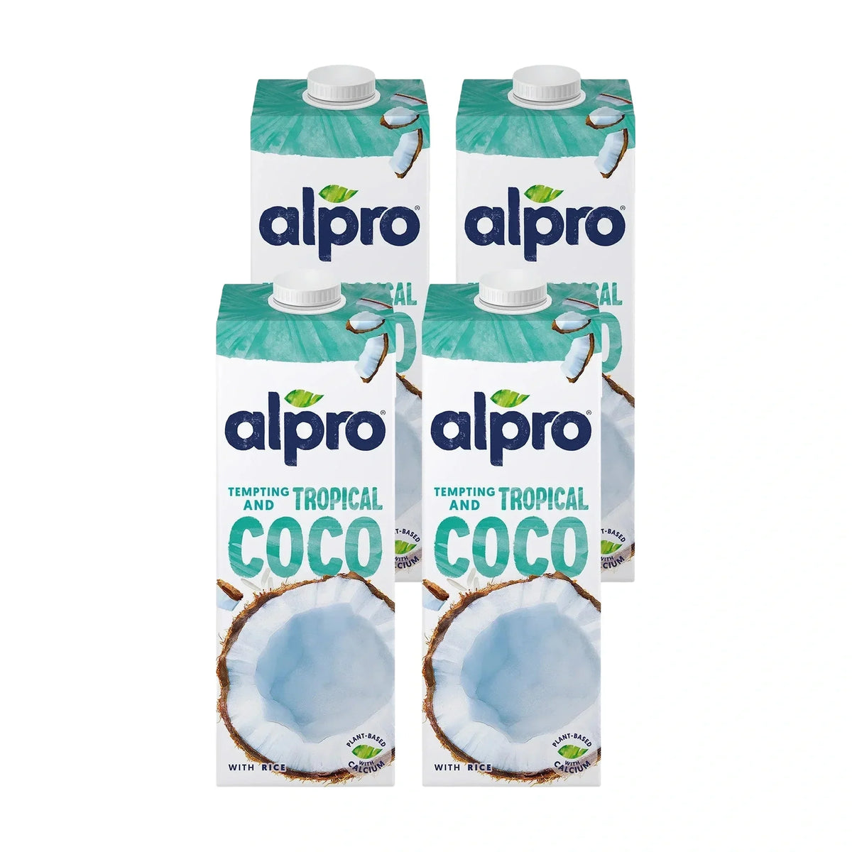 Alpro Coconut Drink - 1L Pack of 4