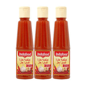 Indofood Extra Hot Chili Sauce 140ml Pack of 3 - View 4 | Welaza