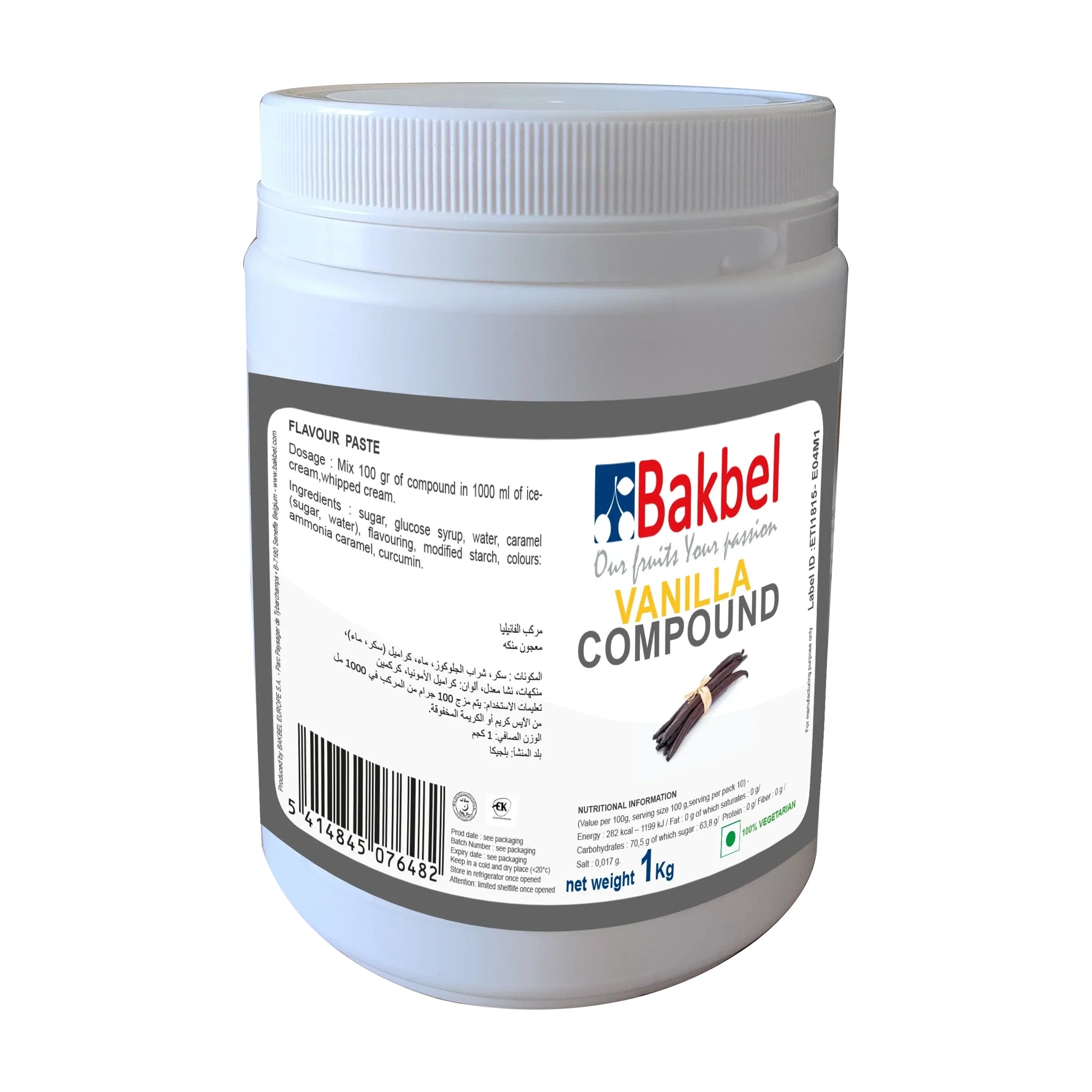 Bakbel Compound Vanilla 1Kg
