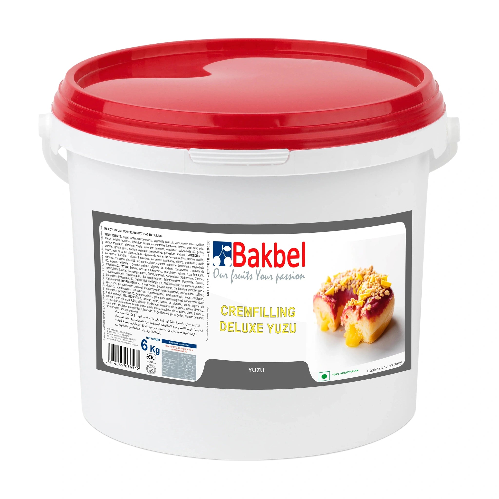 Bakbel Cremfilling Deluxe Yuzu 6Kg