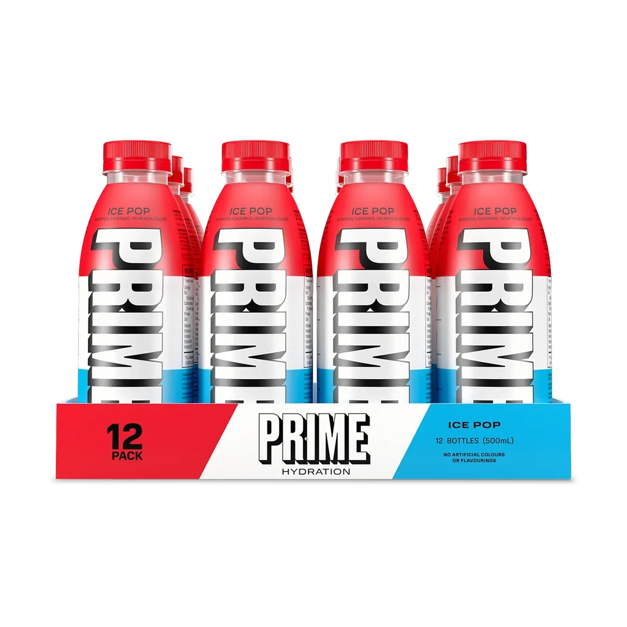 Prime Ice Pop Hydration Drink 500ml (Pack of 12)