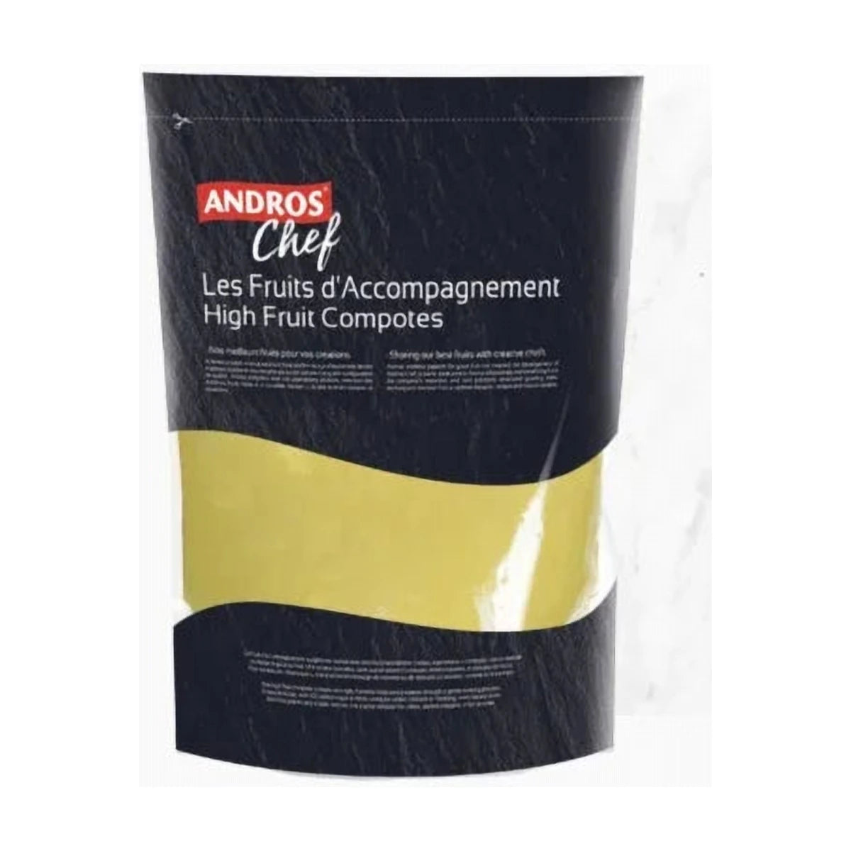 Andros Chef Williams Pear High Fruit Compote 1Kg Pouch | Welaza