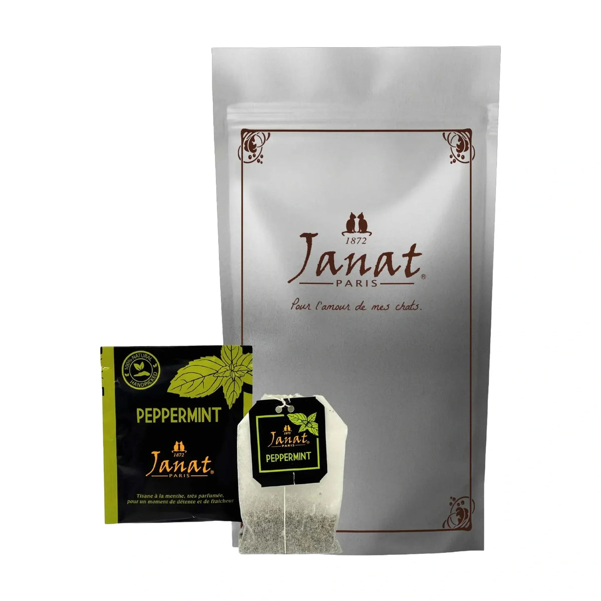 Janat Peppermint Tea Blend, 100 Bags