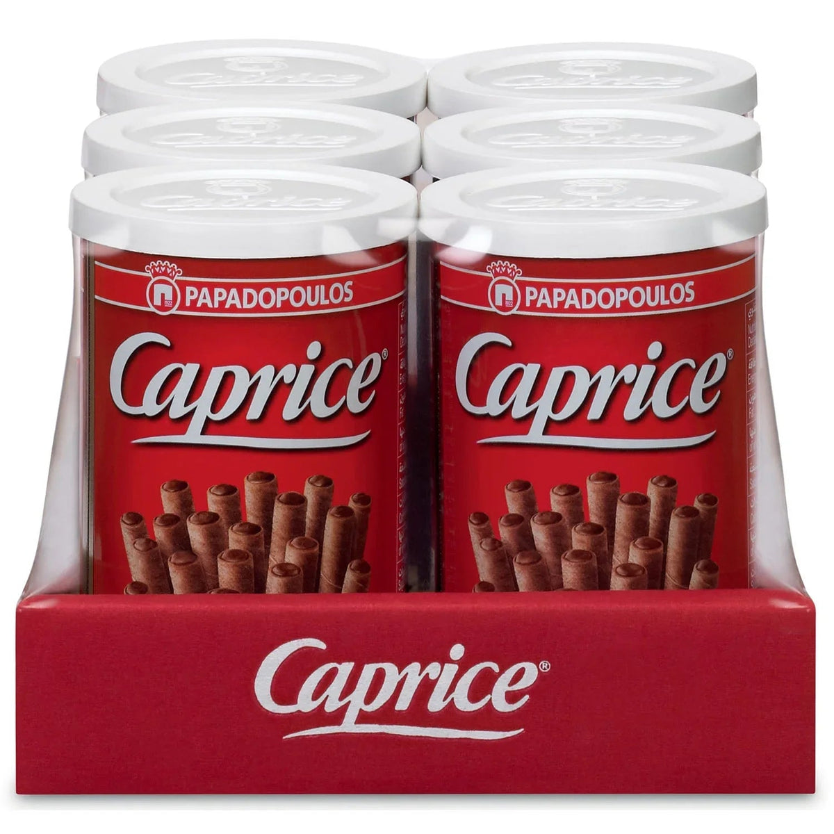 Caprice Classic Cocoa Hazelnut Wafer Rolls - 53g 6 x 53g