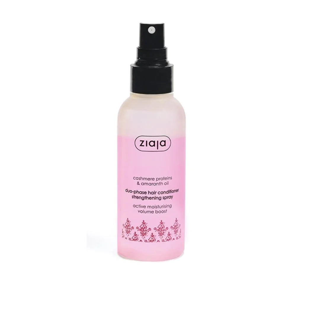 Cashmere & Amaranth Oil Duo Phase Hair Conditioner Strengthening Spray (Ziaja) - Image 1