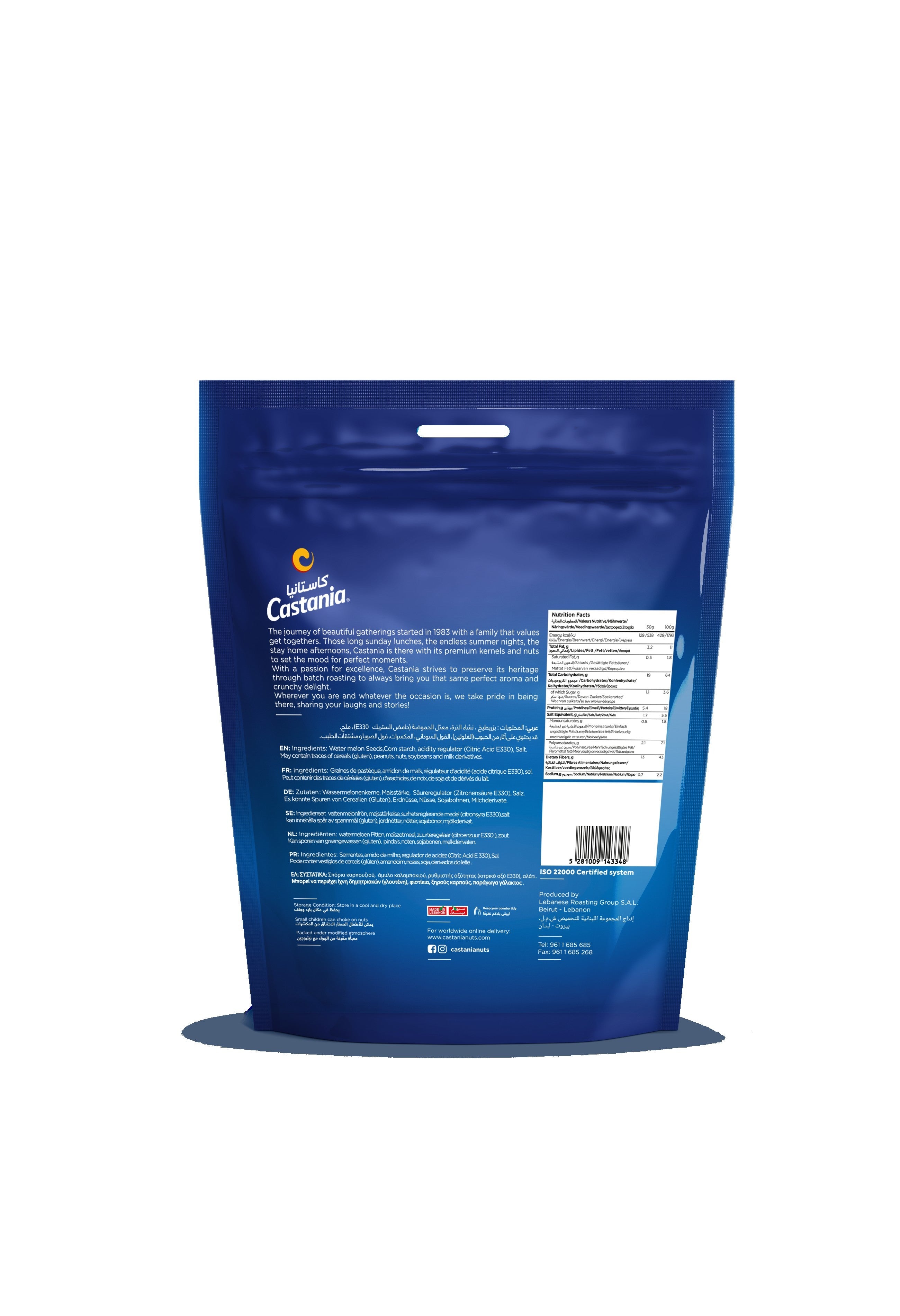 Castania Peanuts Fried - Nuts 100G