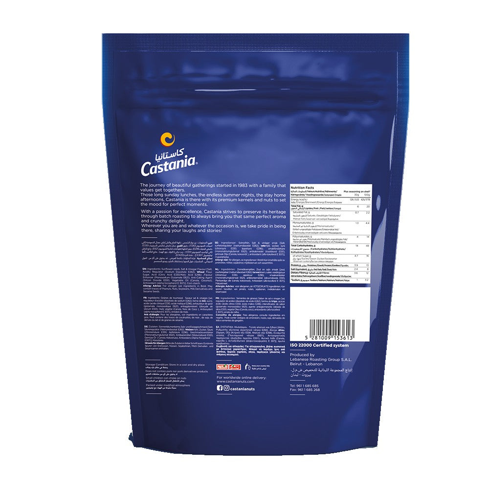 Castania Sunflower Seeds Salt & Vinegar 150gm