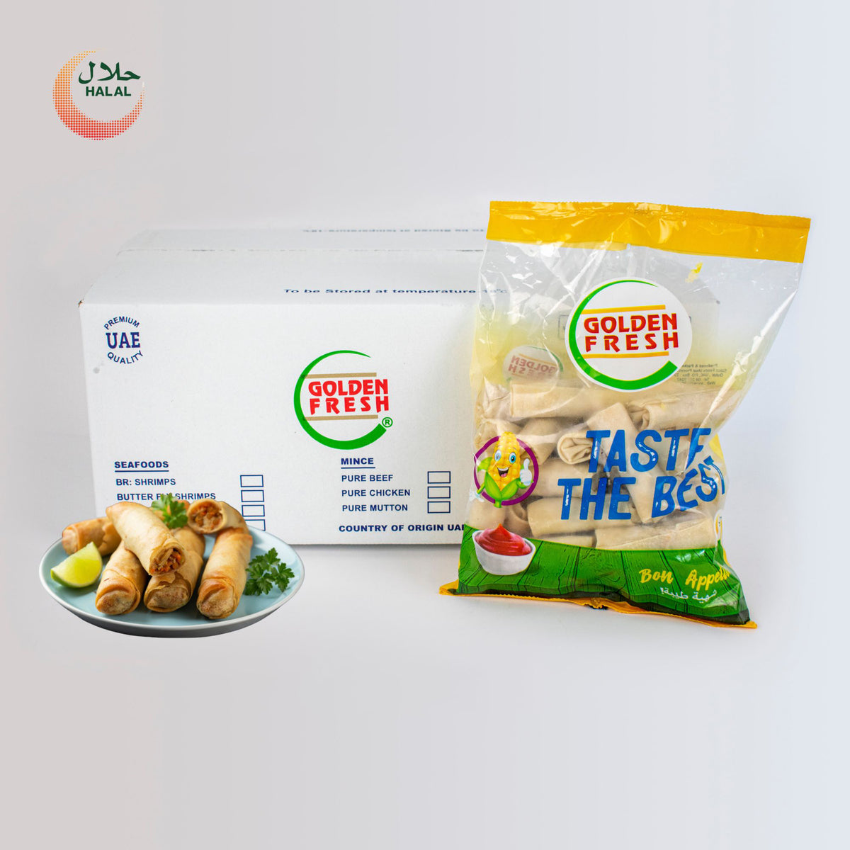 Chicken Spring Roll 5x1kg (150 – 200 pcs)