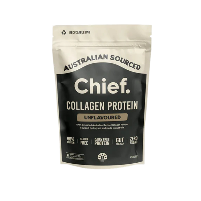 ChiefGrass-fedCollagenUnflavouredProteinPowder450grams_30serves