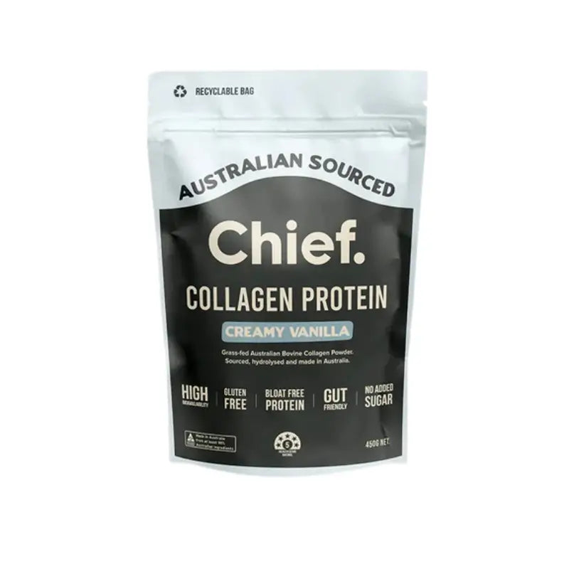 ChiefGrass-fedCollagenVanillaProteinPowder450grams
