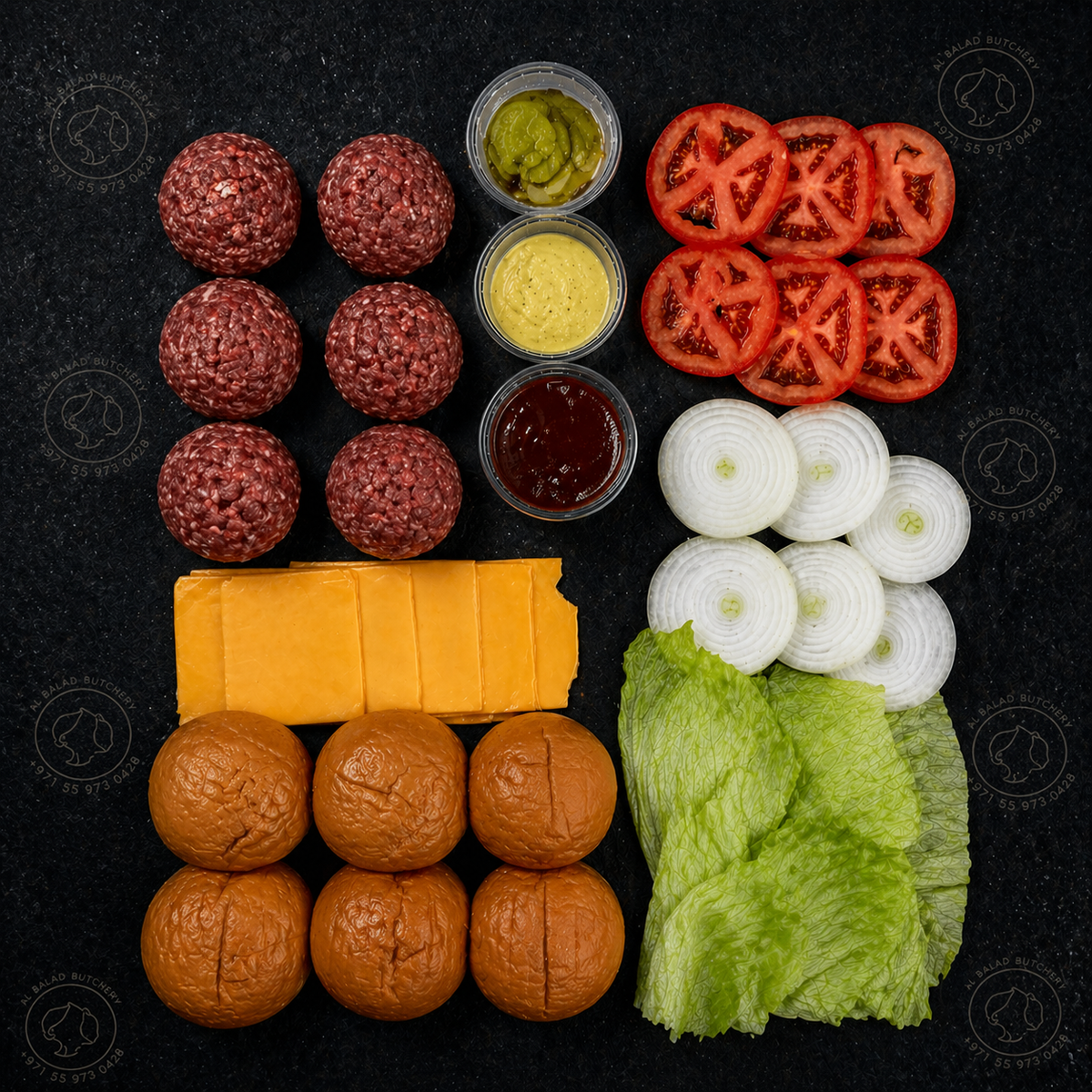 Angus Smash Burger Kit - 6 x 80 g