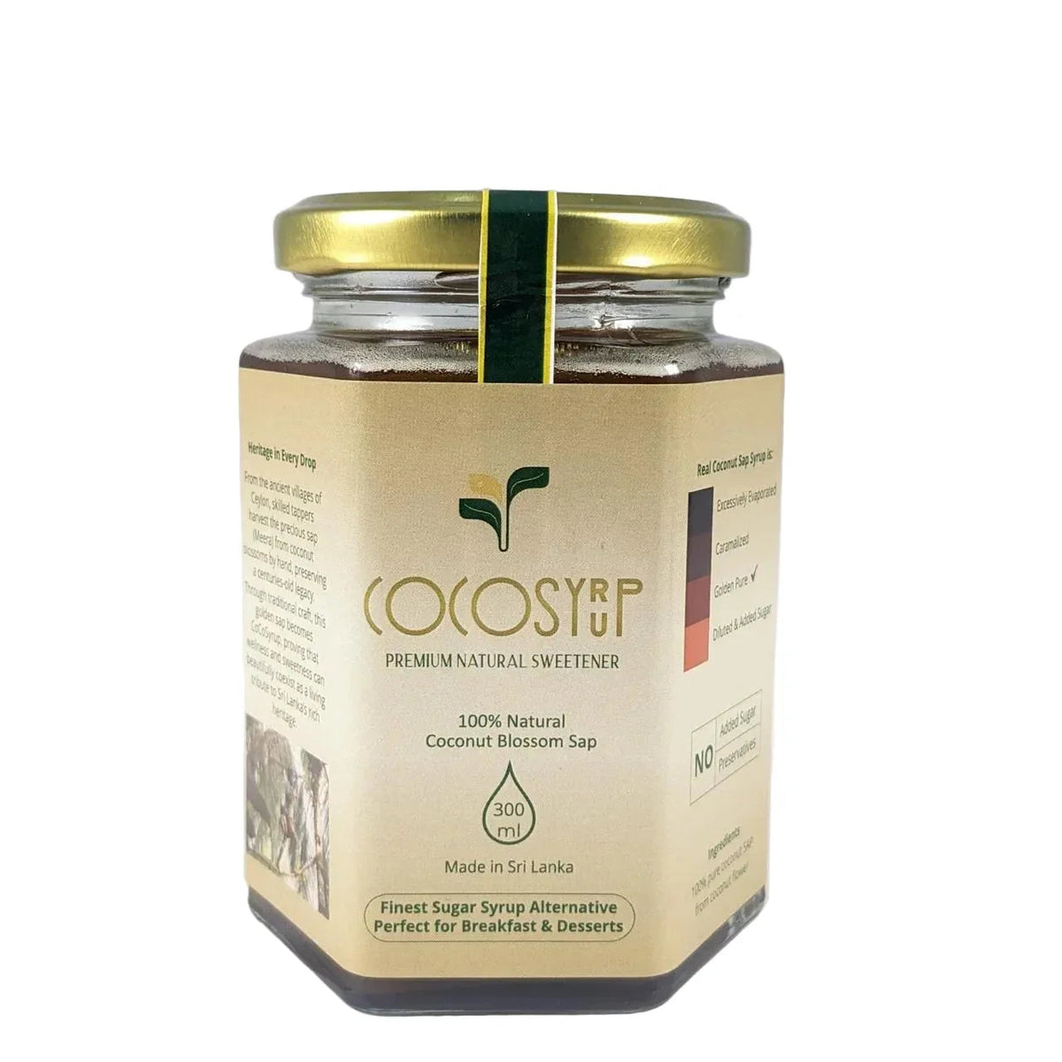 CocoSyrup Sugar Alternative Coconut Blossom Syrup - 300ml