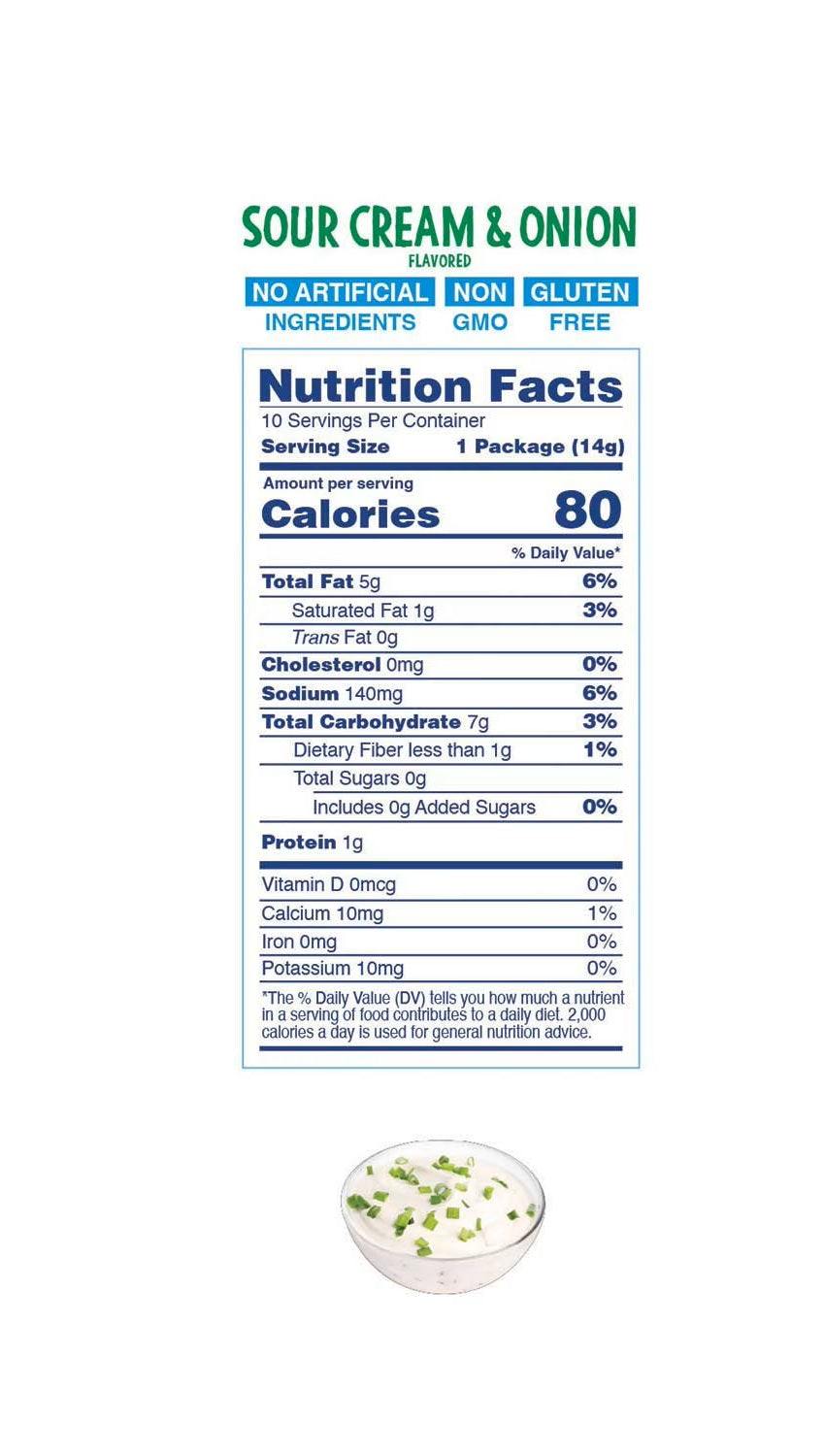 Like Air Puffcorn Sour Cream & Onion Puffcorn 14g
