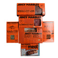 Juicy Marbles Signature Plant-Based Vegan (6 Assortment) Whole Cut Filet, Thick Cut Loin, Baby Ribs, Lamb Ish, Kinda Cod & Ki