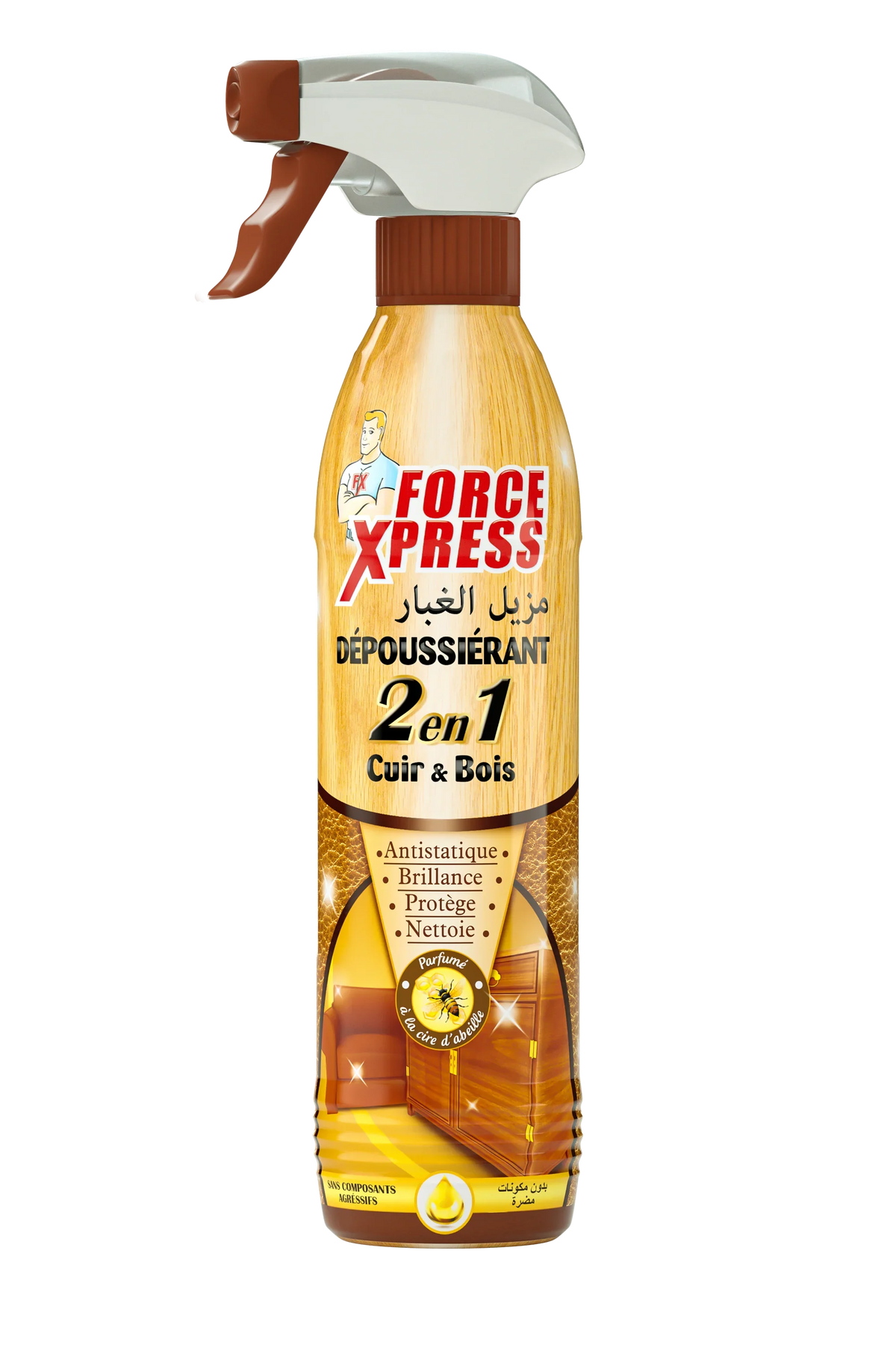 Force Xpress Wood & Leather Cleaner - 450ml