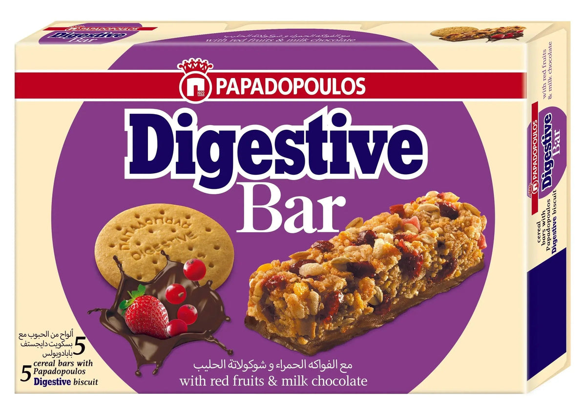 Digestive Fruit & Chocolate Cereal Bars - 28G 10 x 28G