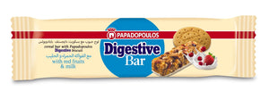 Digestive Bar with Fruits and Milk