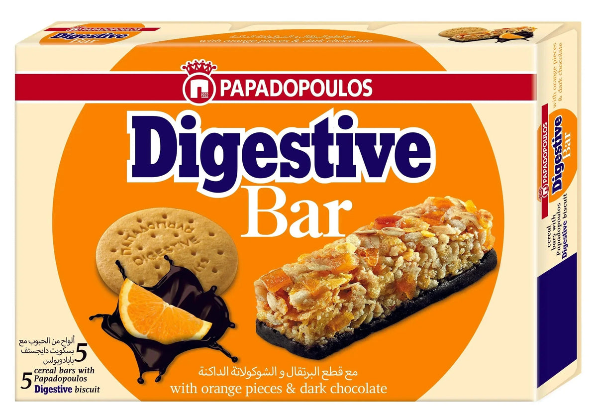 Digestive Orange & Dark Chocolate Bars, 28g 5 x 28g