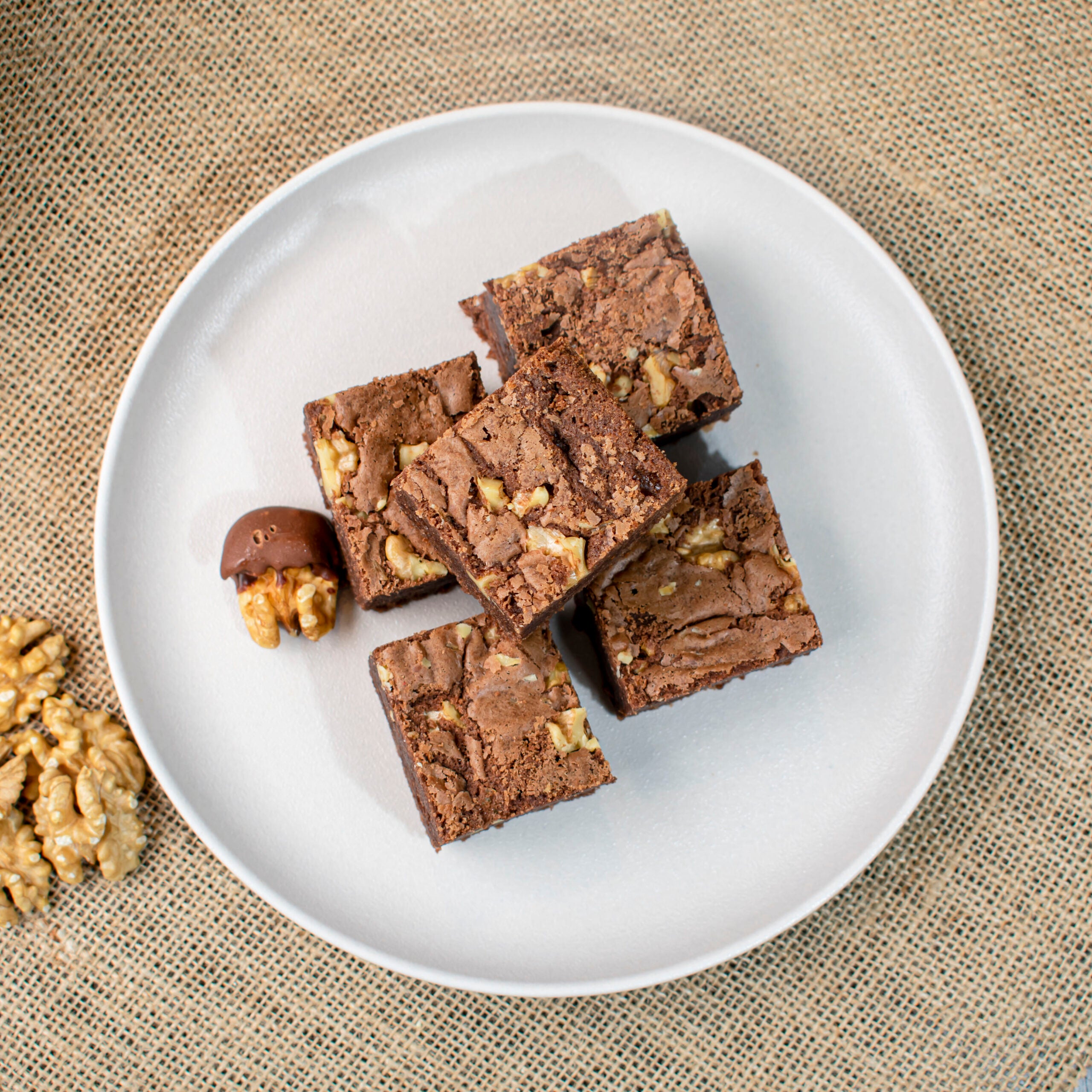 Chocolate Ganache Brownies (3pcs/180g)
