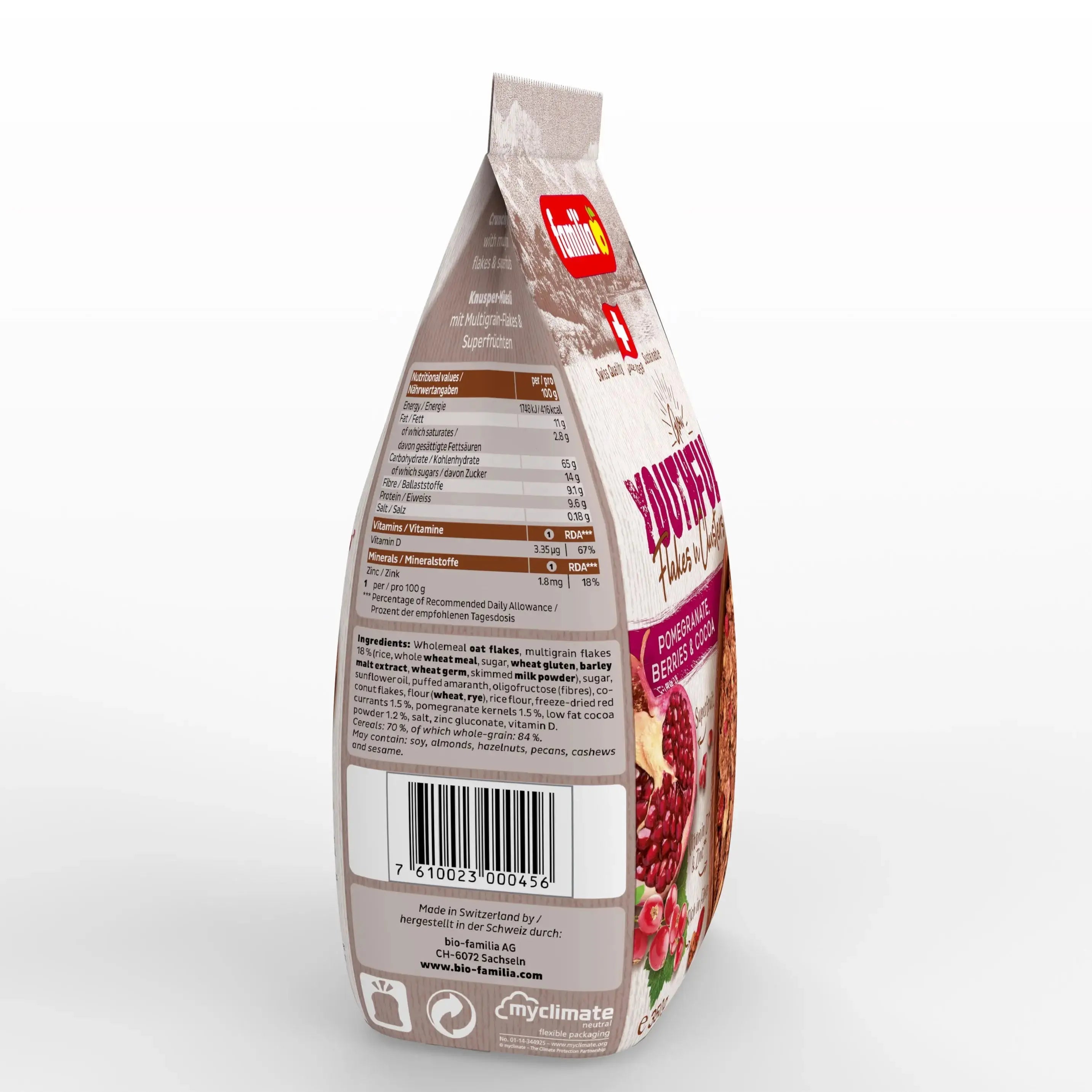 Familia Flakes n Clusters Cereal - Youthful Berries & Cocoa 350g