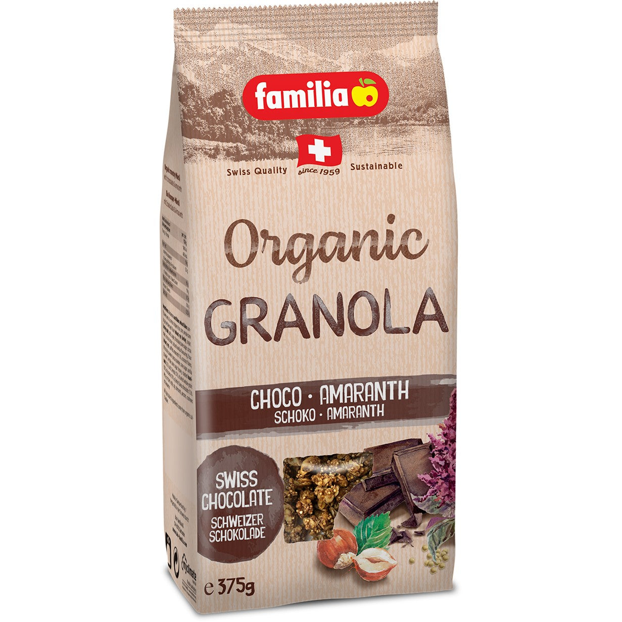 Familia Organic Granola Cereal - Choco Amaranth 375g