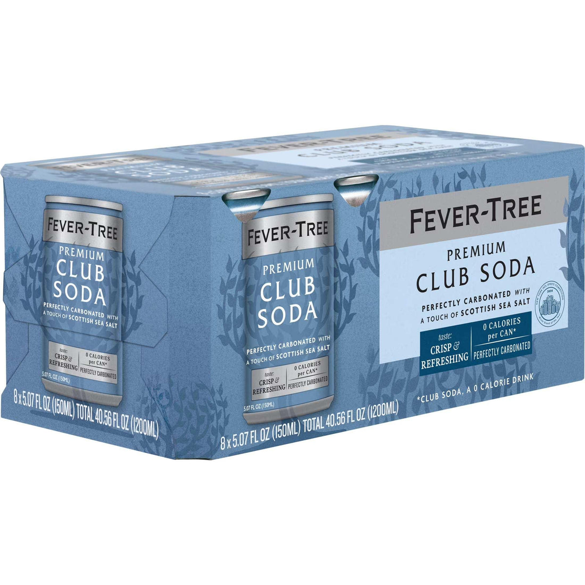 Fever-Tree Premium Club Soda, Pack of 8 - 150 ml