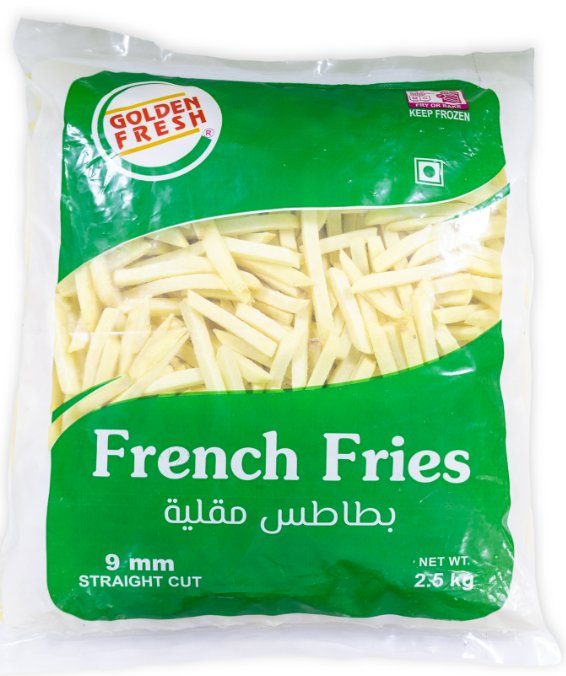 French fries 9x9mm (non-coated/ normal