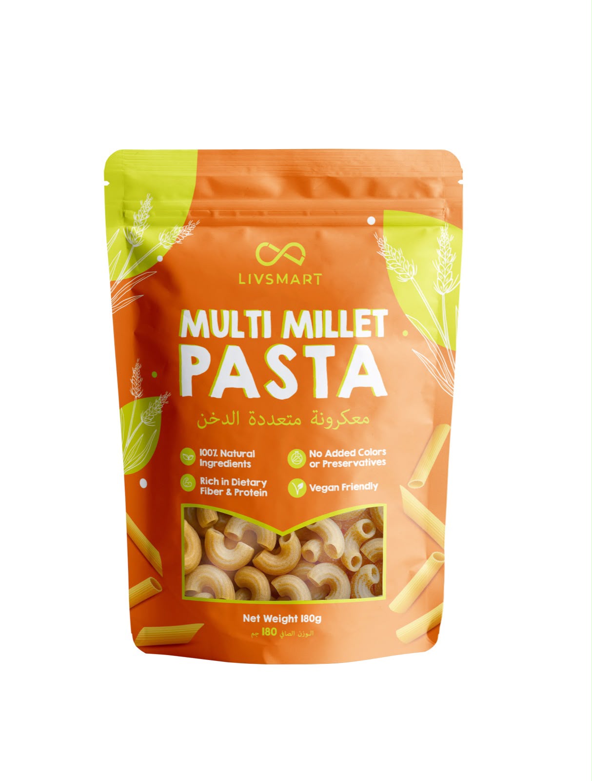 Livsmart Multi Millet Penne Pasta 180g