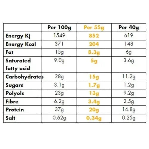 FulFil Chocolate Salted Caramel Vitamin and Protein Bar - 55G 15 x 55G