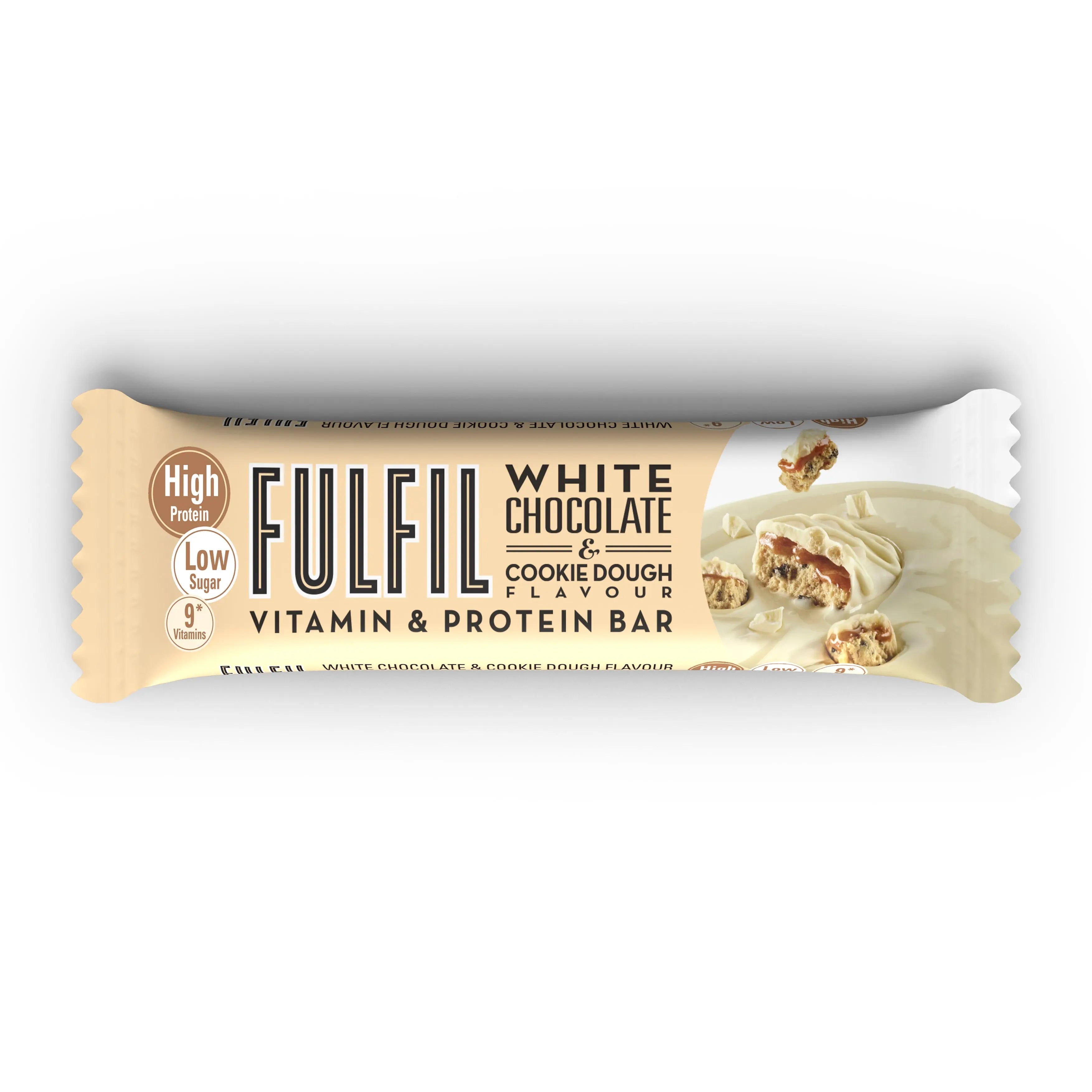 Fulfil White Chocolate And Cookie Dough - Vitamin and Protein Bar